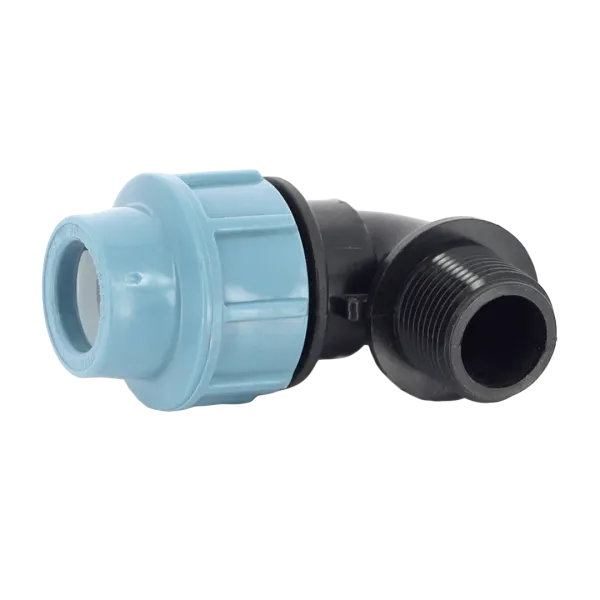 Колено компрессионное (угол) Unidelta 25 х 1" с наружной резьбой