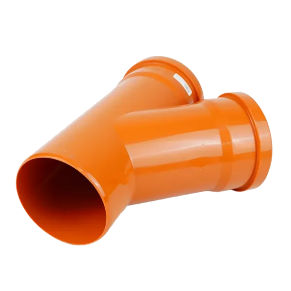 Тройник VALFEX 45⁰ градусов 110-110 для наружной канализации