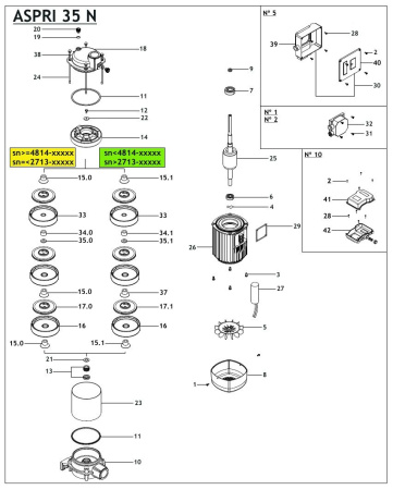 Поверхностный насос ESPA ASPRI35 5M N